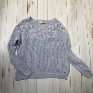 🛍 Tom Tailor Lace Front Sweater